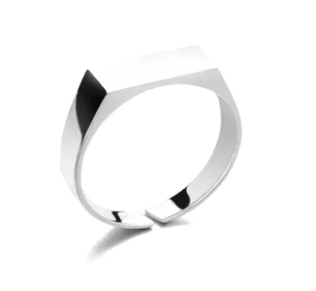 Ring „Caelan“ – Schlanker Herrenring aus poliertem Edelstahl