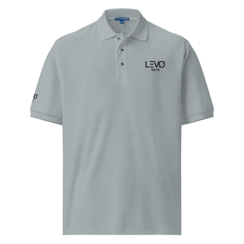 LÉVO Polo „Maro“ – Premium Piqué-Shirt im klassischen Relaxed Fit