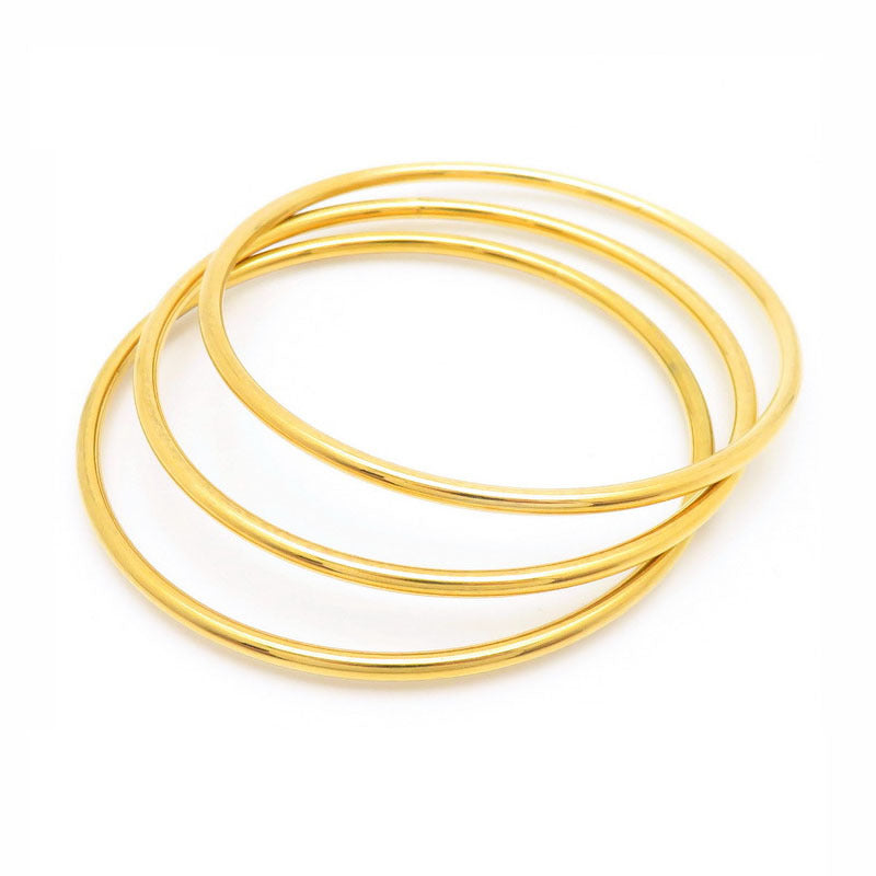 Armreif „Serra“ – Eleganter Damen-Armreif aus Titanstahl in Gold, Silber oder Roségold