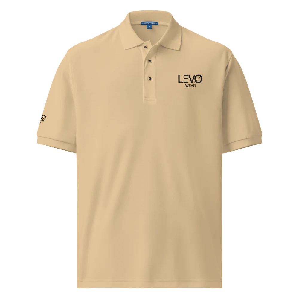 LÉVO Polo „Maro“ – Premium Piqué-Shirt im klassischen Relaxed Fit