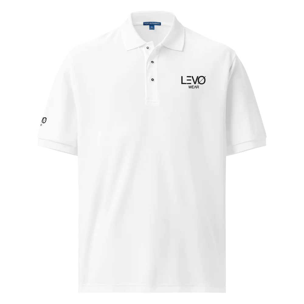 LÉVO Polo „Maro“ – Premium Piqué-Shirt im klassischen Relaxed Fit