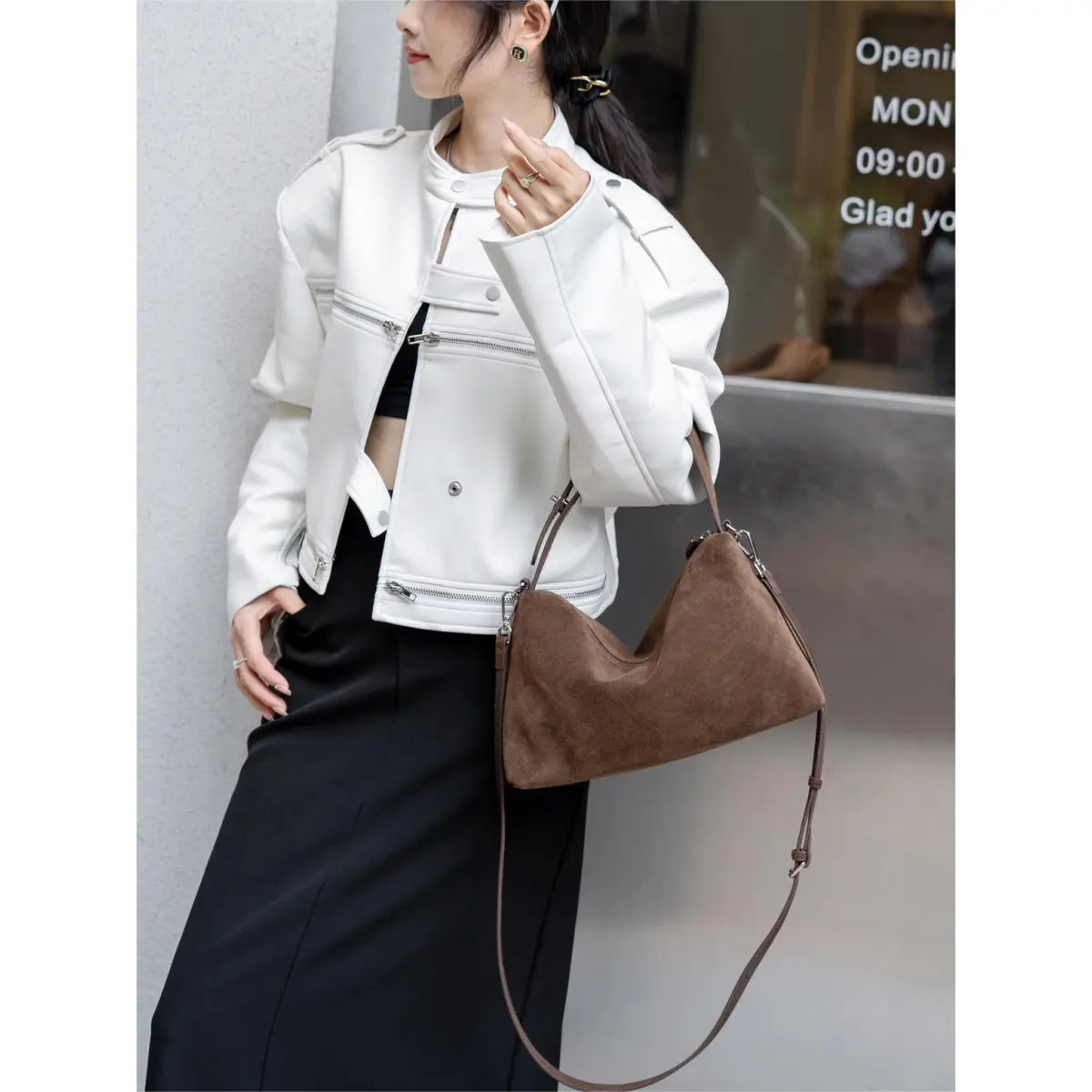 Crossbody Bag „Valea“ – Leder-Umhängetasche mit zeitloser Eleganz